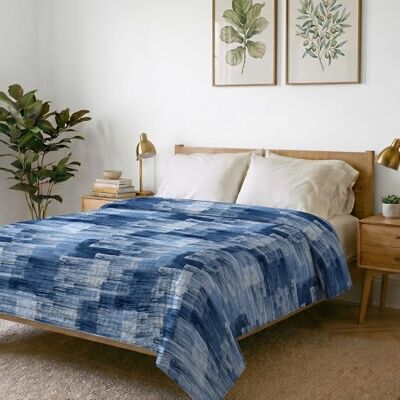 Italian Bed Linen Fantasy Printed Summer Quilt, Polyester Filling, Paint, 260 x 270 cm Italian Bed Linen Fantasy Printed Summer Quilt, Polyester Filling, Paint, 260 x 270 cm