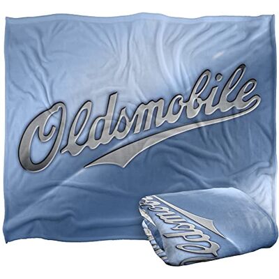 LOGOVISION Oldsmobile Blanket, 152 x 127 cm Chrome Logo Silky Touch Super Soft Throw Blanket, 50" x 60 LOGOVISION Oldsmobile Blanket, 152 x 127 cm Chrome Logo Silky Touch Super Soft Throw Blanket, 50" x 60