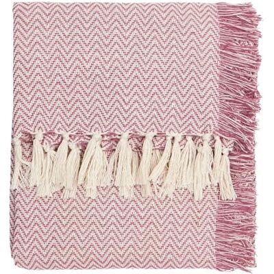 furn. Wylder Wisley Throw – Soft Indoor/Outdoor Herringbone Woven Tassled Blanket (Heather/Pink – 130x180cm) furn. Wylder Wisley Throw – Soft Indoor/Outdoor Herringbone Woven Tassled Blanket (Heather/Pink – 130x180cm)