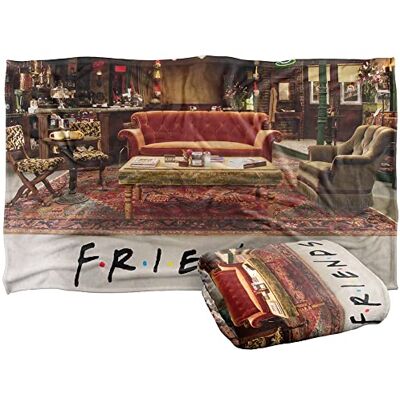 LOGOVISION Friends Central Perk Couch Super Soft Snuggle Blanket with Silky Touch 36 x 58 Inch LOGOVISION Friends Central Perk Couch Super Soft Snuggle Blanket with Silky Touch 36 x 58 Inch