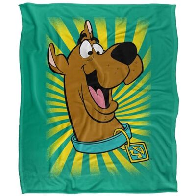 Scooby-Doo! Scooby-Doo Burst Logo Silky Touch Super Soft Throw Blanket 152 X 127 cm, White Scooby-Doo! Scooby-Doo Burst Logo Silky Touch Super Soft Throw Blanket 152 X 127 cm, White