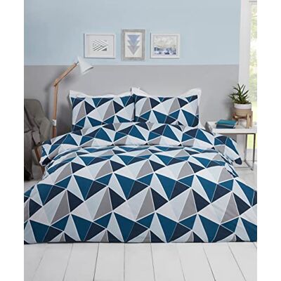 My Home King Triangular Geometric Bedding Set My Home King Triangular Geometric Bedding Set