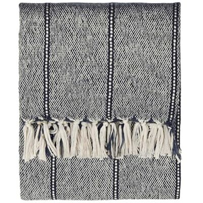 Yard Hedon Throw – Soft Indoor/Outdoor Quick Dry Woven Striped Fringed Blanket (Navy – 130x180cm) Yard Hedon Throw – Soft Indoor/Outdoor Quick Dry Woven Striped Fringed Blanket (Navy – 130x180cm)