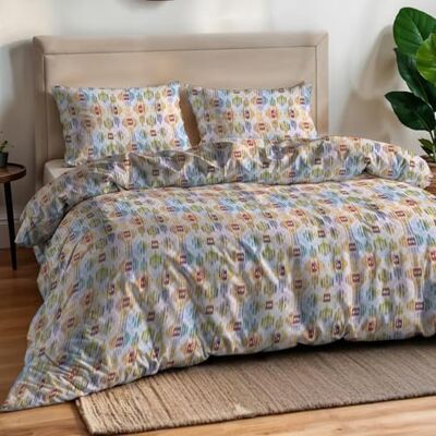 MB HOME Aurora Digital Cotton Double Duvet Cover - Duvet Cover MB HOME Aurora Digital Cotton Double Duvet Cover - Duvet Cover