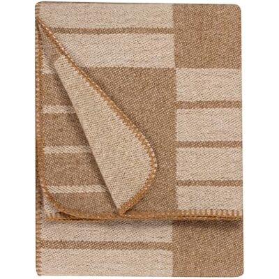 Yard Harlech Throw – Soft Reversible Geometric Check Blanket (Biscuit 130x180cm) Yard Harlech Throw – Soft Reversible Geometric Check Blanket (Biscuit 130x180cm)