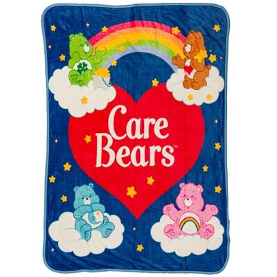 Buffalo Care Bears Fours Bears and Heart Logo 45" x 60" Fleece Throw Buffalo Care Bears Fours Bears and Heart Logo 45" x 60" Fleece Throw