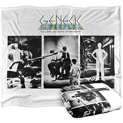 LOGOVISION Genesis Lamb Lies Down Silky Touch Super Soft Throw Blanket 152 X 127 cm, White LOGOVISION Genesis Lamb Lies Down Silky Touch Super Soft Throw Blanket 152 X 127 cm, White
