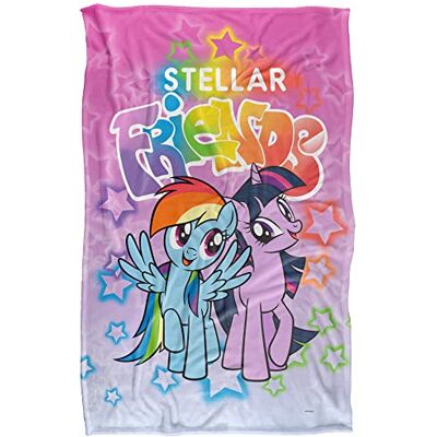 My Little Pony Stellar Friends Super Soft Snuggle Blanket with Silky Touch 91 x 147 cm My Little Pony Stellar Friends Super Soft Snuggle Blanket with Silky Touch 91 x 147 cm