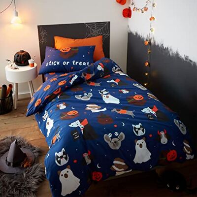 CATHERINE LANSFIELD - Bedding - Single Bed Set with Pillowcases - Blue - Bedding CATHERINE LANSFIELD - Bedding - Single Bed Set with Pillowcases - Blue - Bedding