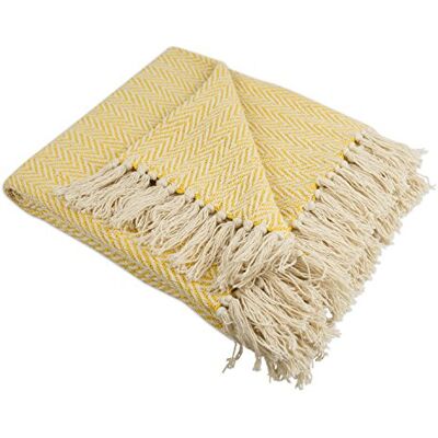 DII Handloomed Cotton, Marigold, 50x60 DII Handloomed Cotton, Marigold, 50x60