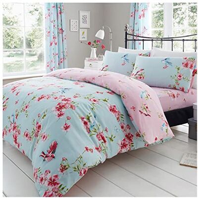 Gaveno Cavailia - Birdie Blossom - Blue - Duvet Cover Set Gaveno Cavailia - Birdie Blossom - Blue - Duvet Cover Set