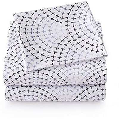 Sweet Home Collection 1500 Supreme Kids Bed Sheet Collection Fun Colorful and Comfortable Boys and Girls Toddler Sheet Sets Deep Pocket Wrinkle Free Soft and Cozy Bedding Twin XL, Airplanes Sweet Home Collection 1500 Supreme Kids Bed Sheet Collection Fun Colorful and Comfortable Boys and Girls Toddler Sheet Sets Deep Pocket Wrinkle Free Soft and Cozy Bedding Twin XL, Airplanes