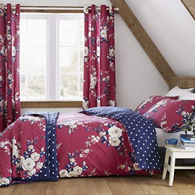 Catherine Lansfield Catherine Lanfield Canterbury Plum Bed Linen 155X220+2(80X80) Catherine Lansfield Catherine Lanfield Canterbury Plum Bed Linen 155X220+2(80X80)