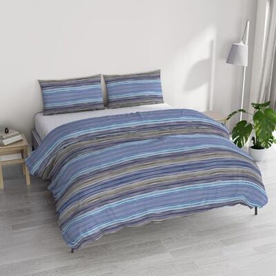 Rioblue White Striped Duvet Cover Set - Bedding Set Rioblue White Striped Duvet Cover Set - Bedding Set