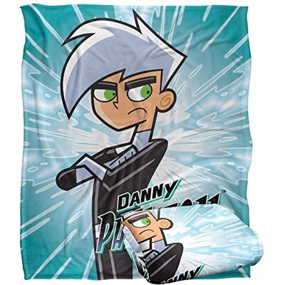 LOGOVISION Danny Phantom With Logo Silky Touch Super Soft Throw Blanket 152 X 127 Cm LOGOVISION Danny Phantom With Logo Silky Touch Super Soft Throw Blanket 152 X 127 Cm