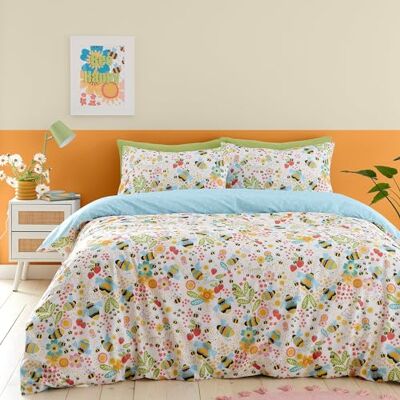 Fusion Buzzy Bee Duvet Cover Bedding Set - Bedding Set Fusion Buzzy Bee Duvet Cover Bedding Set - Bedding Set