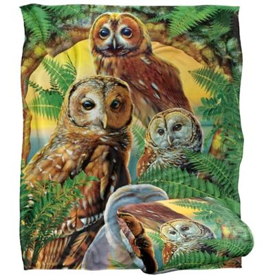 LOGOVISION Jq Licensing Rl-Jp Owl Collage Silky Touch Super Soft Throw Blanket 152 X 127 Cm LOGOVISION Jq Licensing Rl-Jp Owl Collage Silky Touch Super Soft Throw Blanket 152 X 127 Cm