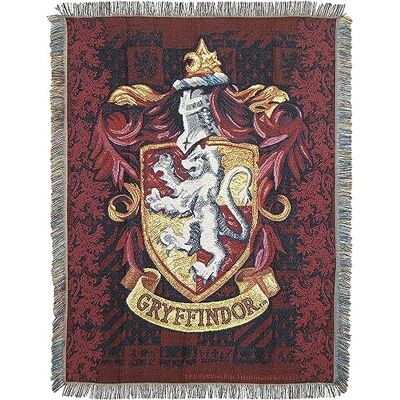 Northwest Woven Tapestry Throw Blanket, 48 x 60 Inches, Gryffindor Shield Northwest Woven Tapestry Throw Blanket, 48 x 60 Inches, Gryffindor Shield