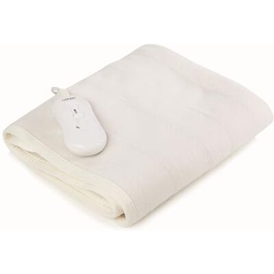 Carmen C81197 King Size Heated Under Blanket with Overheat Protection, 80W, White Carmen C81197 King Size Heated Under Blanket with Overheat Protection, 80W, White