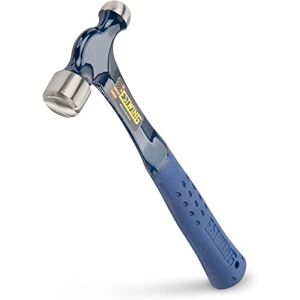 Estwing E3-12BP 12oz Ballpeen Hammer with Nylon Vinyl Shock Reduction Grip, Blue Estwing E3-12BP 12oz Ballpeen Hammer with Nylon Vinyl Shock Reduction Grip, Blue