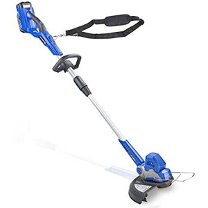 Hyundai Powerful 40v Lithium-ion Battery Grass Trimmer With Battery & Charger, 3 Year Warranty, Blue Hyundai Powerful 40v Lithium-ion Battery Grass Trimmer With Battery & Charger, 3 Year Warranty, Blue