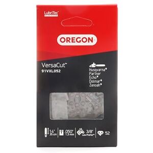 Oregon VersaCut 3/8" Low Profile Pitch, .050" (1.3 mm) Gauge Semi-Chisel Chainsaw Chain for 14 Inch Bar 52 Drive Links fits Husqvarna, Makita, Dolmar, Einhell, Echo, and more (91VXL) Oregon VersaCut 3/8" Low Profile Pitch, .050" (1.3 mm) Gauge Semi-Chisel Chainsaw Chain for 14 Inch Bar 52 Drive Links fits Husqvarna, Makita, Dolmar, Einhell, Echo, and more (91VXL)
