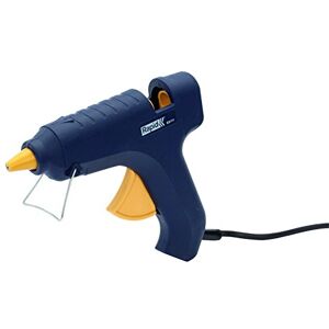 Rapid EG111 Hot Glue Gun 25W Preheating Mini Glue Gun with 26 Glue Sticks 12mm x 190mm (500g), Silicone Nozzle 1,6mm, 120-240V, Corded UK Plug Suitable for DIY, Crafts & Repairs, Blue, 5000533 Rapid EG111 Hot Glue Gun 25W Preheating Mini Glue Gun with 26 Glue Sticks 12mm x 190mm (500g), Silicone Nozzle 1,6mm, 120-240V, Corded UK Plug Suitable for DIY, Crafts & Repairs, Blue, 5000533