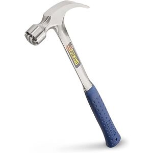 Estwing E3-22CM 22oz 16-inch Milled Face Framing Hammer with Vinyl Shock Reduction Grip Estwing E3-22CM 22oz 16-inch Milled Face Framing Hammer with Vinyl Shock Reduction Grip