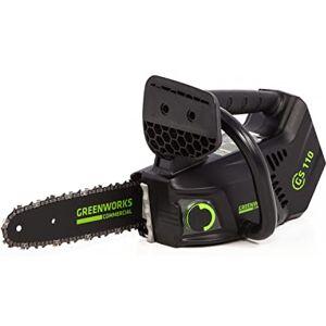 Greenworks GD40TCS Cordless Top Handle Chainsaw with Brushless Motor, 25cm Bar Length, 12m/s Chain Speed, 2.4kg, Auto-Oiler, Kickback Protection WITHOUT 40V Battery & Charger Greenworks GD40TCS Cordless Top Handle Chainsaw with Brushless Motor, 25cm Bar Length, 12m/s Chain Speed, 2.4kg, Auto-Oiler, Kickback Protection WITHOUT 40V Battery & Charger