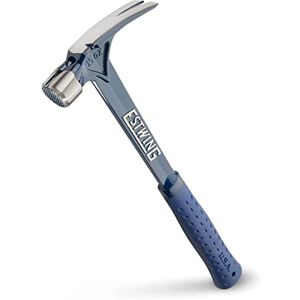 Estwing E6/15SM 15oz Blue Ultra Framing Hammer, Milled Face, Shock Reduction Grip Estwing E6/15SM 15oz Blue Ultra Framing Hammer, Milled Face, Shock Reduction Grip