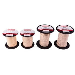 Oregon Starter Rope 4.5 mm x 30.5 m (100 ft) Roll Length, for Chainsaws, Strimmers & Brush Cutters, Polyamide Core, Oil & Petrol Resistant (522853) Oregon Starter Rope 4.5 mm x 30.5 m (100 ft) Roll Length, for Chainsaws, Strimmers & Brush Cutters, Polyamide Core, Oil & Petrol Resistant (522853)