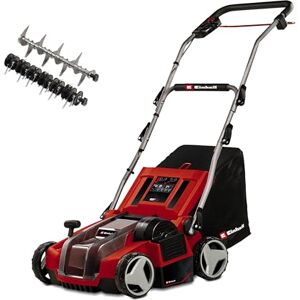 Einhell Power X-Change 36V Cordless Lawn Scarifier And Aerator Brushless Motor, 35cm Raking Width, 3 Working Depths GE-SC 35 Li Solo Electric Scarifier And Lawn Aerator (Battery Not Included) Einhell Power X-Change 36V Cordless Lawn Scarifier And Aerator Brushless Motor, 35cm Raking Width, 3 Working Depths GE-SC 35 Li Solo Electric Scarifier And Lawn Aerator (Battery Not Included)