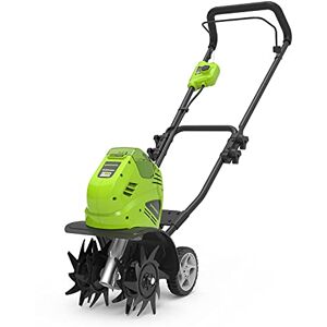 Greenworks G40TL Cordless Cultivator, Front Tine Tiller Rotavator, 25cm Working Width, 13cm Tilling Depth WITHOUT 40V Battery and Charger, 3 Year Guarantee Greenworks G40TL Cordless Cultivator, Front Tine Tiller Rotavator, 25cm Working Width, 13cm Tilling Depth WITHOUT 40V Battery and Charger, 3 Year Guarantee