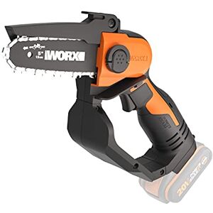 WORX WG324E.9 12cm 20V Cordless Compact Chainsaw Tool Only, High-Efficiency Motor, Lightweight, Safe Design – No Battery or Charger WORX WG324E.9 12cm 20V Cordless Compact Chainsaw Tool Only, High-Efficiency Motor, Lightweight, Safe Design – No Battery or Charger