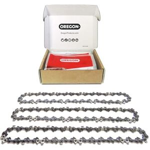 Oregon 3-Pack Chainsaw Chain 3/8" LP Pitch, .050" (1.3 mm) Gauge for 16" (40cm) Bar, 57 Drive Links – Low-kickback Chainsaw Chain, Fits Titan, Ryobi, Hawksmoor, Ferrex and more Oregon 3-Pack Chainsaw Chain 3/8" LP Pitch, .050" (1.3 mm) Gauge for 16" (40cm) Bar, 57 Drive Links – Low-kickback Chainsaw Chain, Fits Titan, Ryobi, Hawksmoor, Ferrex and more