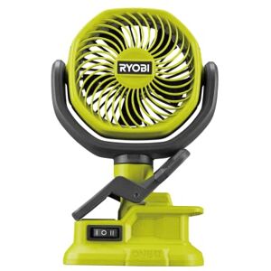 RYOBI RCF18-0 18V ONE+ Cordless 10cm Clamp Fan (Bare Tool) Hyper Green RYOBI RCF18-0 18V ONE+ Cordless 10cm Clamp Fan (Bare Tool) Hyper Green