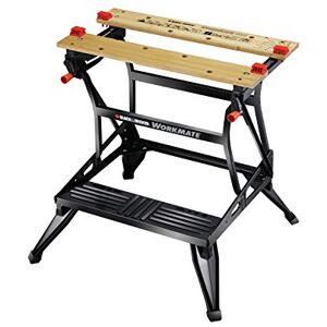 Black & Decker Tough Work Bench Saw Horse, Dual Height Heavy Duty Steel Frame, WM626-XJ Black & Decker Tough Work Bench Saw Horse, Dual Height Heavy Duty Steel Frame, WM626-XJ