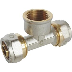 SOMATHERM FOR YOU / 3773-16-15 Compression Piece for Pipes Diameter 16 Multilayer Female 15/21 Inch (1/2 Inch) in Centre: Diameter 16 -F15 / 21-Ø16 SOMATHERM FOR YOU / 3773-16-15 Compression Piece for Pipes Diameter 16 Multilayer Female 15/21 Inch (1/2 Inch) in Centre: Diameter 16 -F15 / 21-Ø16