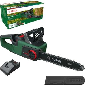 Bosch Cordless Chainsaw AdvancedChain 36V-35-40 (for Cutting Through Tough Hardwood; 36 Volt System; Chain Speed: 14m/s; 1x 2.0Ah Battery and Charger) Bosch Cordless Chainsaw AdvancedChain 36V-35-40 (for Cutting Through Tough Hardwood; 36 Volt System; Chain Speed: 14m/s; 1x 2.0Ah Battery and Charger)