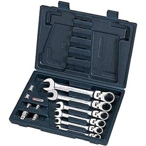 KS TOOLS 503.4867 Gear+ Flex Head Comb Spanner Set (12 Pieces) KS TOOLS 503.4867 Gear+ Flex Head Comb Spanner Set (12 Pieces)