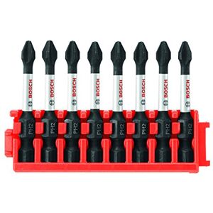 Bosch CCSPH2208 8-Pack 2 in. Impact Tough Phillips P2 Power Bits with Clip for Custom Case System Bosch CCSPH2208 8-Pack 2 in. Impact Tough Phillips P2 Power Bits with Clip for Custom Case System