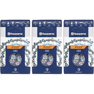 Husqvarna 585550084 24" C83 X-Cut 24" Chain 3/8" .050" 84 DL 3 Pack Husqvarna 585550084 24" C83 X-Cut 24" Chain 3/8" .050" 84 DL 3 Pack