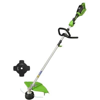 Greenworks 48V (2x24V) Cordless Strimmer for Small to Medium Gardens, 40cm Cutting Width, Bump Feed, 2mm Dual Nylon Line, WITHOUT Battery & Charger, 3 Year Guarantee GD24X2TX Greenworks 48V (2x24V) Cordless Strimmer for Small to Medium Gardens, 40cm Cutting Width, Bump Feed, 2mm Dual Nylon Line, WITHOUT Battery & Charger, 3 Year Guarantee GD24X2TX