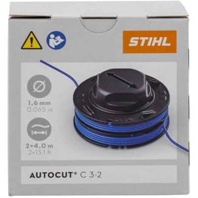 Stihl 40097104304 Thread for AutoCut C 3-2 Diameter 1.6 mm Spool Insert Grey/Orange Stihl 40097104304 Thread for AutoCut C 3-2 Diameter 1.6 mm Spool Insert Grey/Orange
