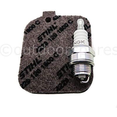 Stihl Genuine Air Filter & Plug Service Kit For Leaf Blowers & Shredders BG45 BG46 BG55 BG65 BG85 BR45C SH55 SH85 Stihl Genuine Air Filter & Plug Service Kit For Leaf Blowers & Shredders BG45 BG46 BG55 BG65 BG85 BR45C SH55 SH85