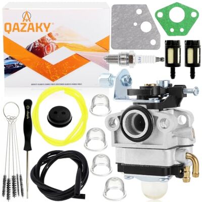 QAZAKY GX22 GX31 FG100 Carburetor for Mantis Tiller Little Wonder Blower Rototiller Cultivator 16100-ZM5-803 A95 Edger HHE31C HHT31S Trimmer UMK422 UMK431 K1 Water Pump WX10 ZM-5 4Cycle Engine Harmony QAZAKY GX22 GX31 FG100 Carburetor for Mantis Tiller Little Wonder Blower Rototiller Cultivator 16100-ZM5-803 A95 Edger HHE31C HHT31S Trimmer UMK422 UMK431 K1 Water Pump WX10 ZM-5 4Cycle Engine Harmony