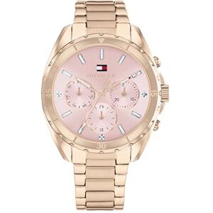 Tommy Hilfiger Analogue Multifunction Quartz Watch for Women with Carnation Gold Colored Stainless Steel Bracelet 1782784 Tommy Hilfiger Analogue Multifunction Quartz Watch for Women with Carnation Gold Colored Stainless Steel Bracelet 1782784