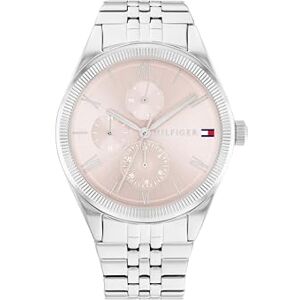 Tommy Hilfiger Analogue Multifunction Quartz Watch for Women with Silver Stainless Steel Bracelet 1782590 Tommy Hilfiger Analogue Multifunction Quartz Watch for Women with Silver Stainless Steel Bracelet 1782590
