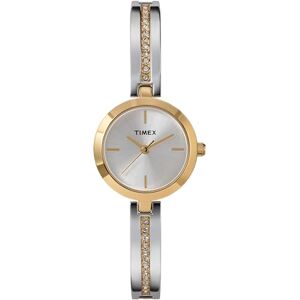 Timex Women's Main Street 25 mm Watch, Two-Tone Alloy Bracelet Silver-Tone Dial Gold-Tone Case TW2W96200 Timex Women's Main Street 25 mm Watch, Two-Tone Alloy Bracelet Silver-Tone Dial Gold-Tone Case TW2W96200