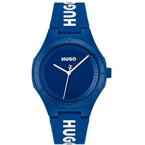 Hugo Boss Three Hand Quartz Movement Watch for Men #LIT Collection with Blue Silicone Bracelet 1530414 Hugo Boss Three Hand Quartz Movement Watch for Men #LIT Collection with Blue Silicone Bracelet 1530414